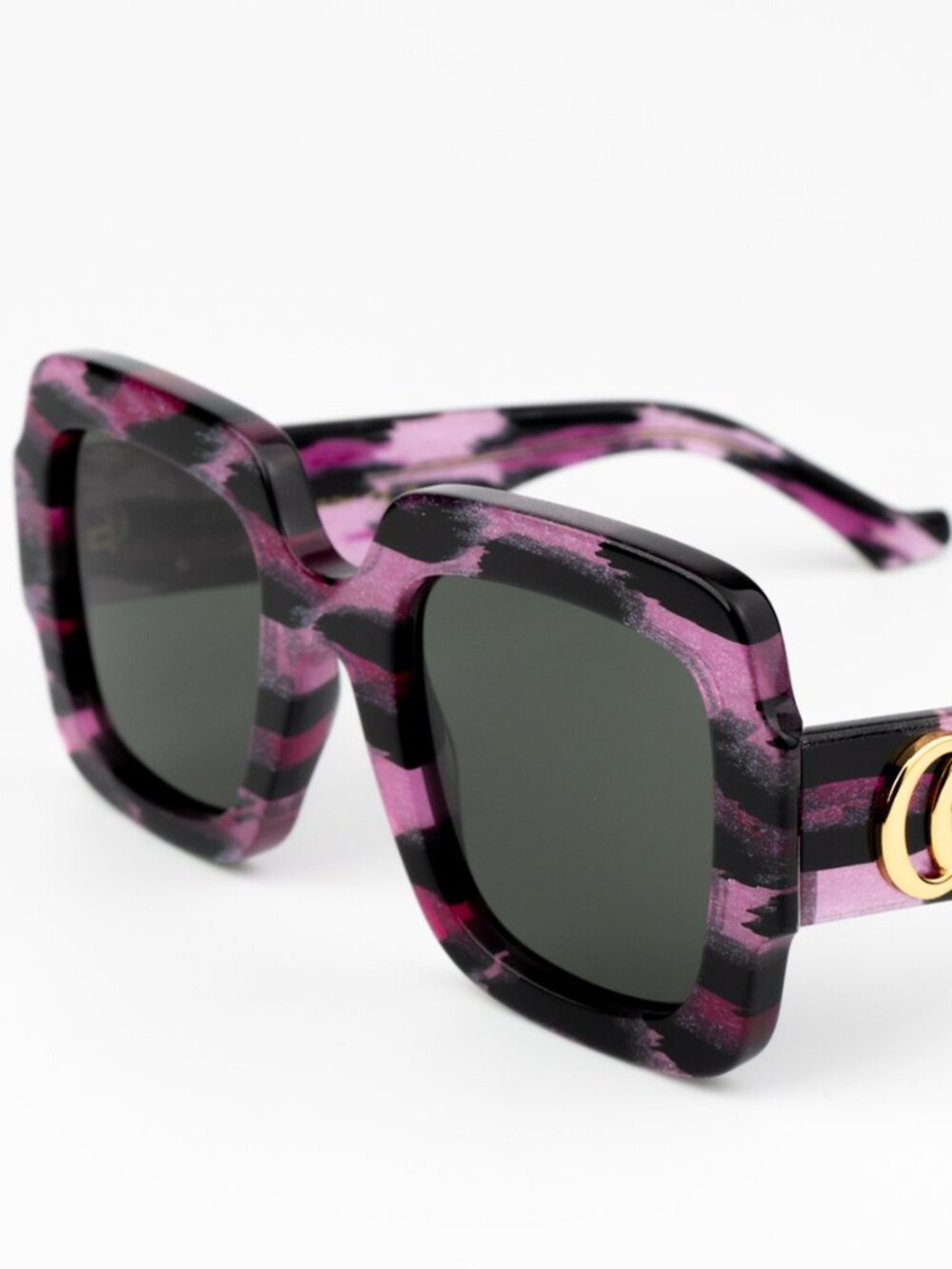 NEW Gucci GG1547S 003 Black Grey Women Square Sunglasses GG 1547S - Picture 7 of 11